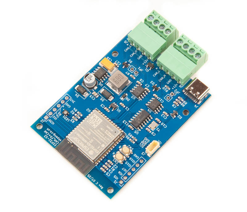 ESP32S3 CAN FD and CAN-Bus board