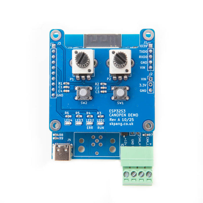 ESP32S3 CANOpen Training board