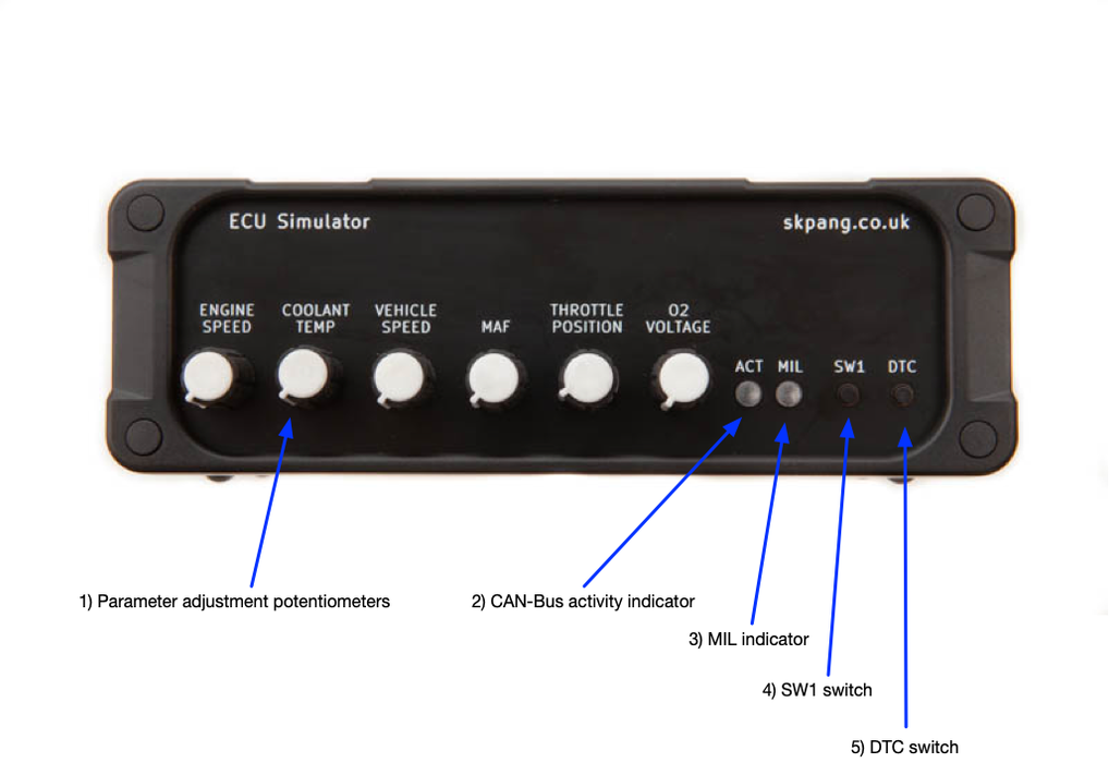 Teensy 4.0 OBDII CAN-Bus ECU Simulator with Enclosure