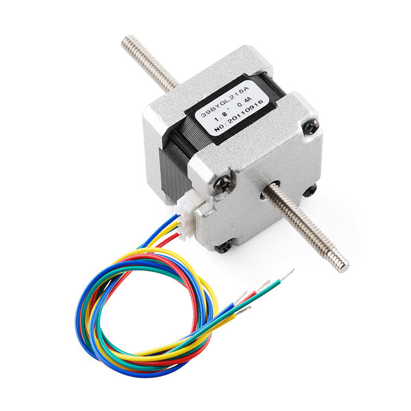 Stepper Motor - 29 oz.in (200 steps-rev, Threaded Shaft)