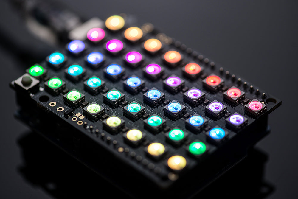 Adafruit NeoPixel Shield for Arduino - 40 RGB LED Pixel Matrix