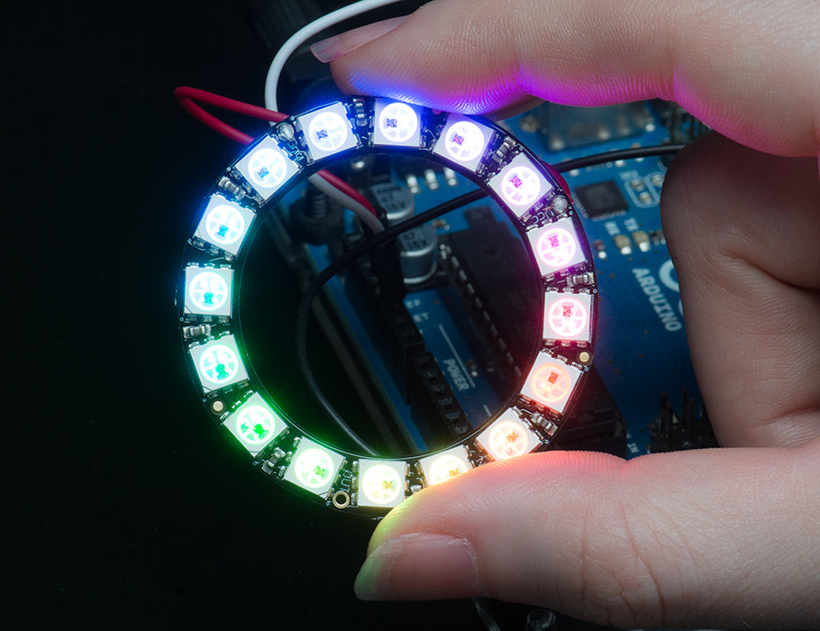 NeoPixel Ring - 16 x WS2812 5050 RGB LED with Integrated Drivers