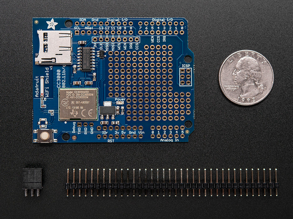 Adafruit CC3000 WiFi Shield with Onboard Ceramic Antenna