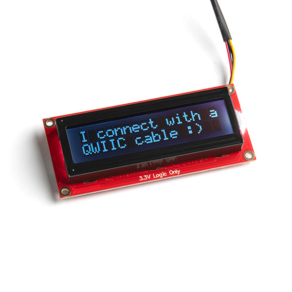 SparkFun 16x2 SerLCD - RGB Text (Qwiic)