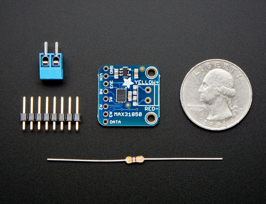 Thermocouple Amplifier MAX31850K with 1-Wire Output