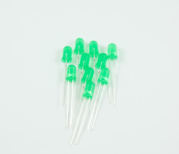 5mm Green LED Pack of 10