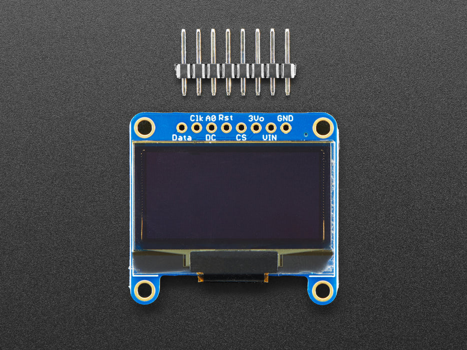 Monochrome 1.3" 128x64 OLED graphic display