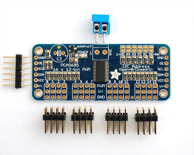 16-Channel 12-bit PWM-Servo Driver - I2C interface - PC