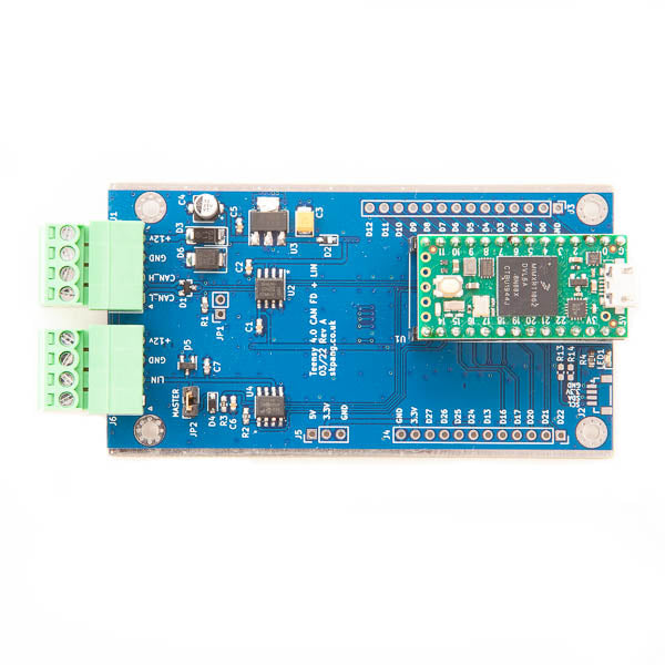 Teensy 4.0 CAN FD and LIN-Bus Board Include Teensy 4.0