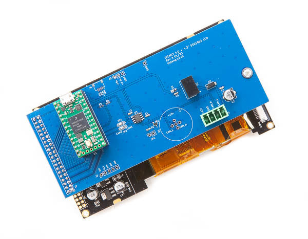 Teensy 4.0 Classic CAN, CAN FD Board with 800x480 4.3" Touch LCD