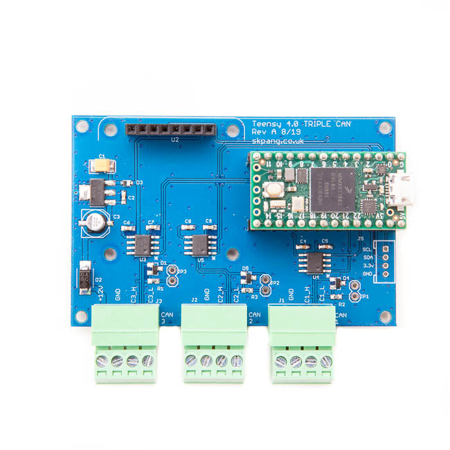 Teensy 4.0 Triple CAN Board Include Teensy 4.0