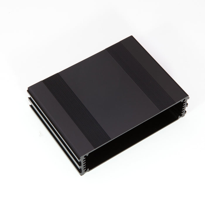 Aluminium Enclosure Black Anodised 108.5 x 30 x 80mm