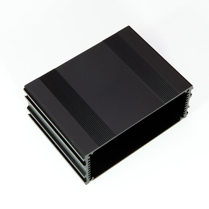 Aluminium Enclosure Black Anodised 108.5 x 45 x 80mm