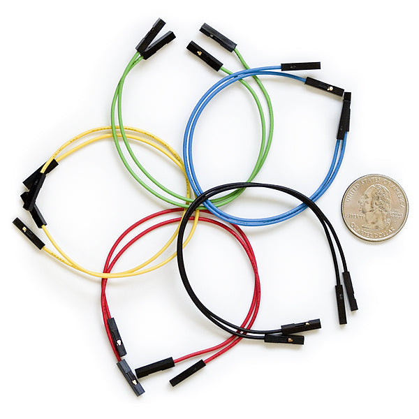 Jumper Wires Premium 150mm F-F Pack of 10