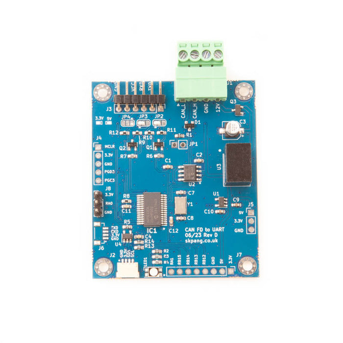 Microchip dsPIC33CK256MP502 CAN FD demo board