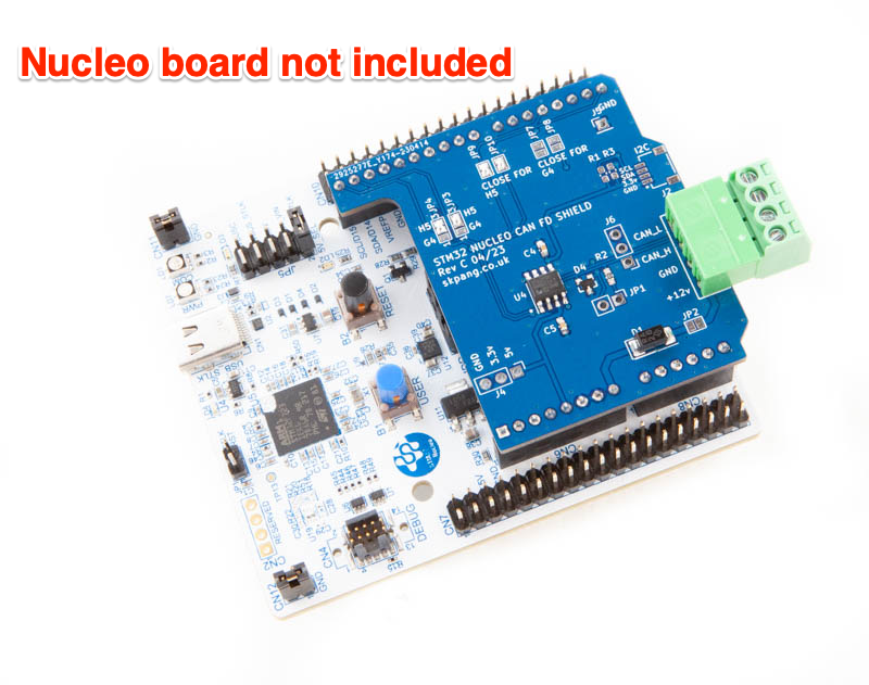 CAN FD Shield for STM32H503 NUCLEO-H503RB
