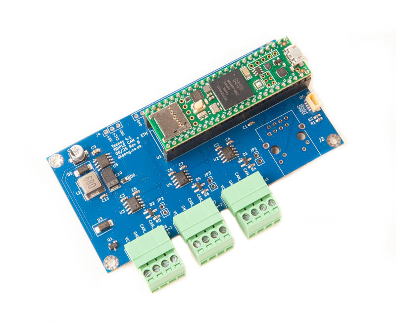 Teensy 4.1 Triple CAN-Bus Board