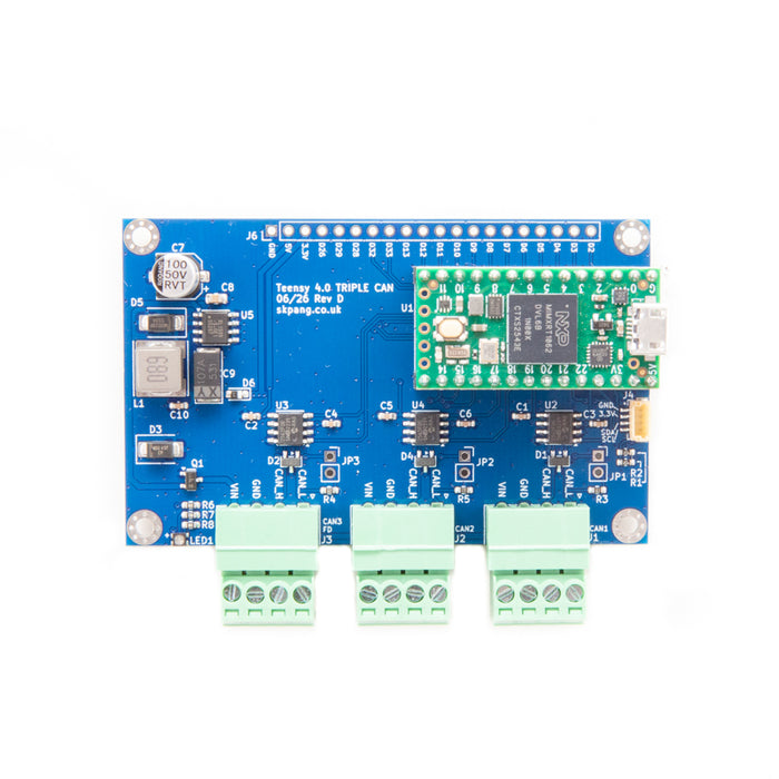 Teensy 4.0 Triple CAN Board Include Teensy 4.0 Rev D