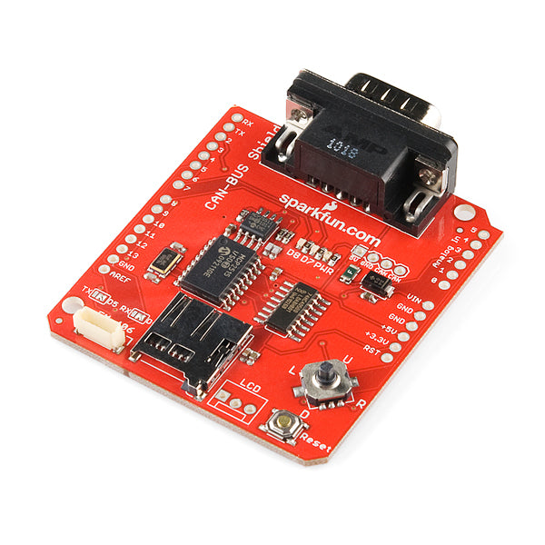 Arduino CAN-Bus Shield with uSD Card Holder