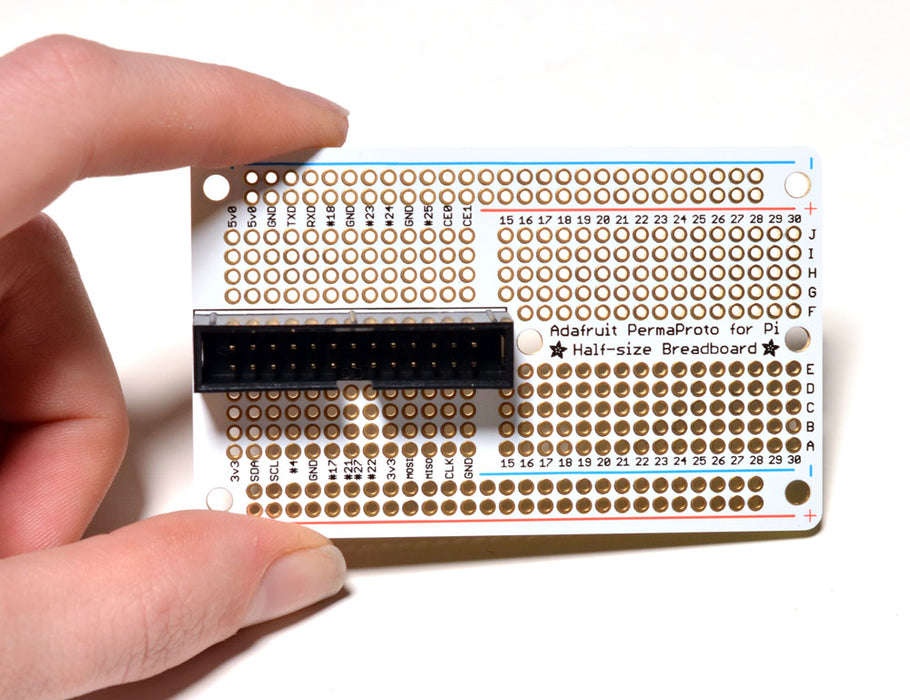 Half-size Perma-Proto Raspberry Pi Breadboard PCB Kit