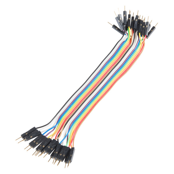 Jumper Wires - Connected 150mm (M-M, 20 pack)