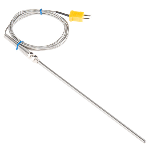 K-Type Thermocouple Stainless Steel Probe TP-10 For Temperature Controller - 1 Pack