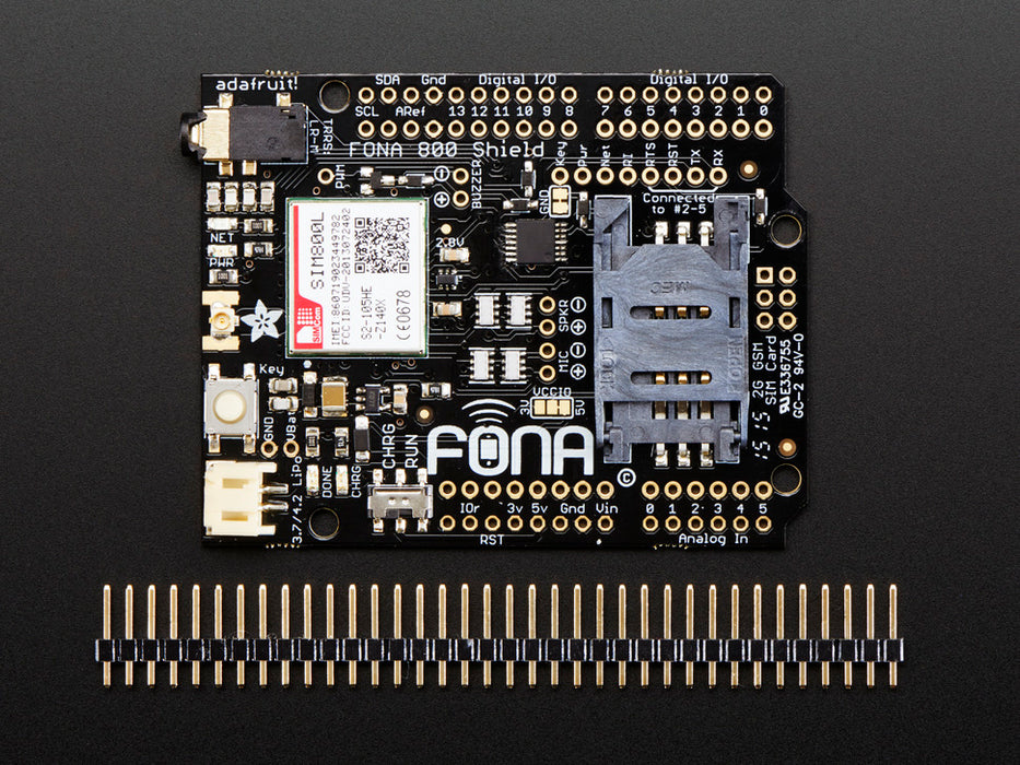 Adafruit FONA 800 Shield - Voice-Data Cellular GSM for Arduino