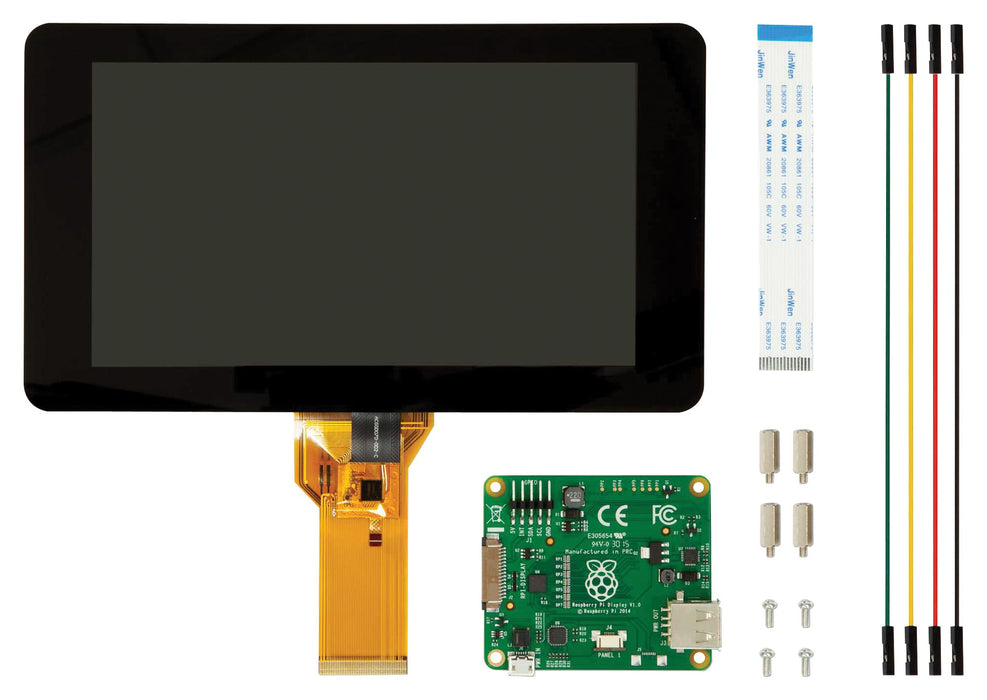 Raspberry Pi 7" Touch Screen Display with 10 Finger Capacitive