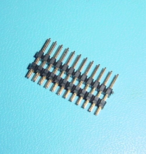 2x12 Pin male header, 2.54mm Daughter board connector
