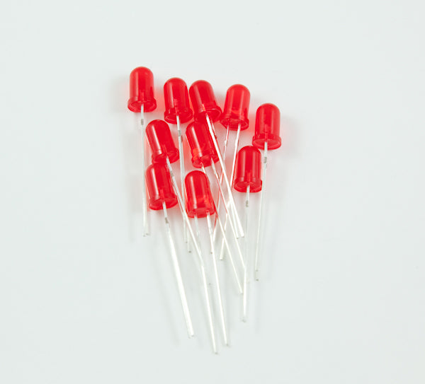 5mm Red LED Pack of 10
