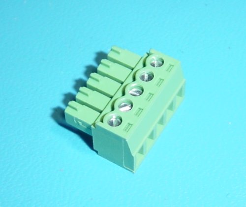Female 5 pin 3.81mm Terminal Block, Screw Type