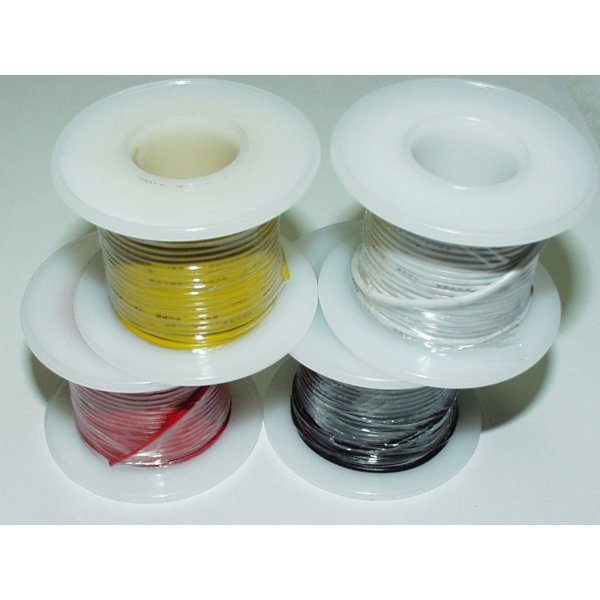 Solid Core Hookup Wire - YELLOW