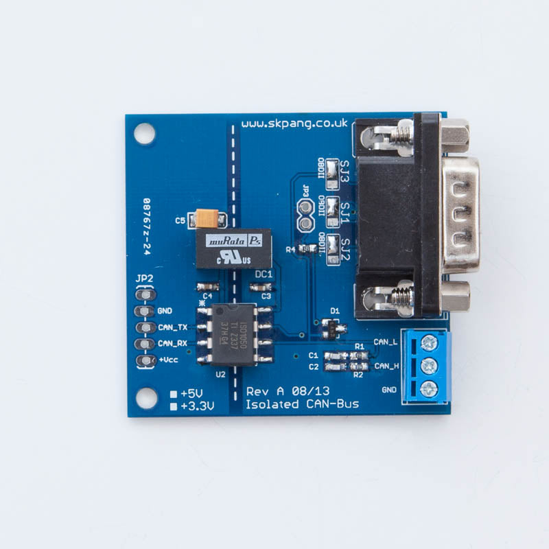 Isolated CAN-Bus Breakout Board 3.3v — SK Pang Electronics Ltd