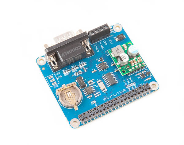 PiCAN FD Board with Real Time Clock for Raspberry Pi 3/4 with 3A SMPS