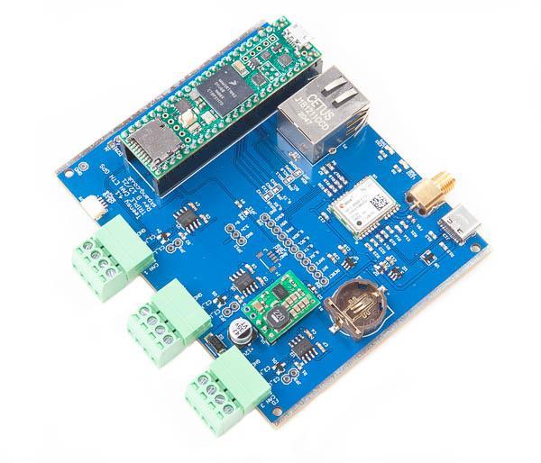 Teensy 4.1 Triple CAN Board with ETH and u-blox NEO-M8T Timing GNSS