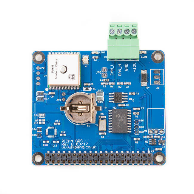 PiCAN with GPS CAN-Bus Board for Raspberry Pi - Retired Product