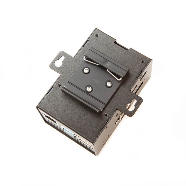 Products Metal case for PiCAN2, PiCAN3 and PiCAN FD for Raspberry Pi 4 with DIN rail plate