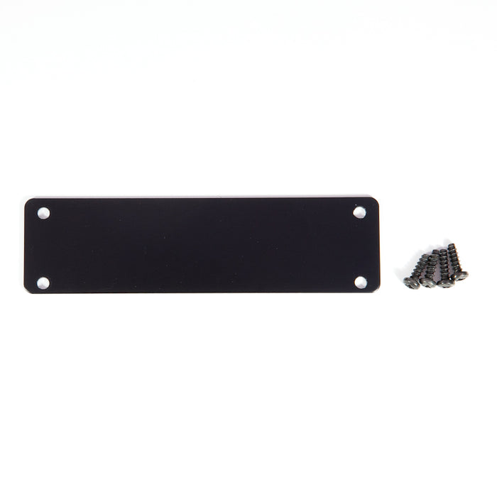 End Plate Black Anodized 108.5 x 29.5mm