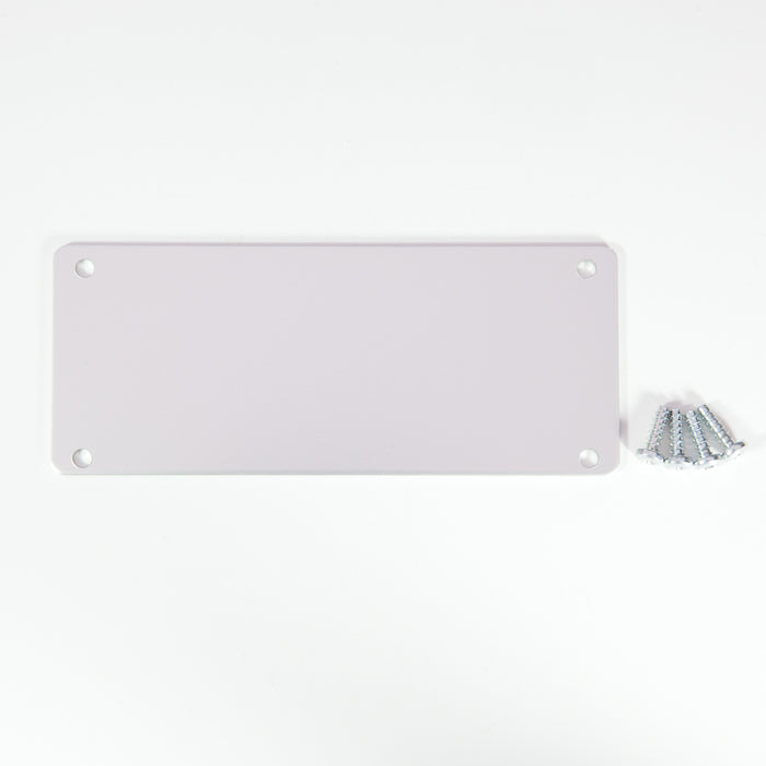 End Plate Silver Anodized 108.5 x 45mm