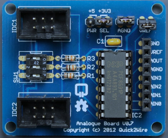 Quick2Wire I2C Analogue Board Kit