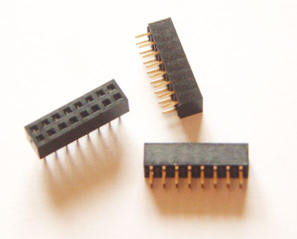2x8 Pin female header, 2.00mm(Frontend Connector)