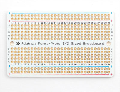 Adafruit Perma-Proto Half-sized Breadboard PCB - 3 Pack