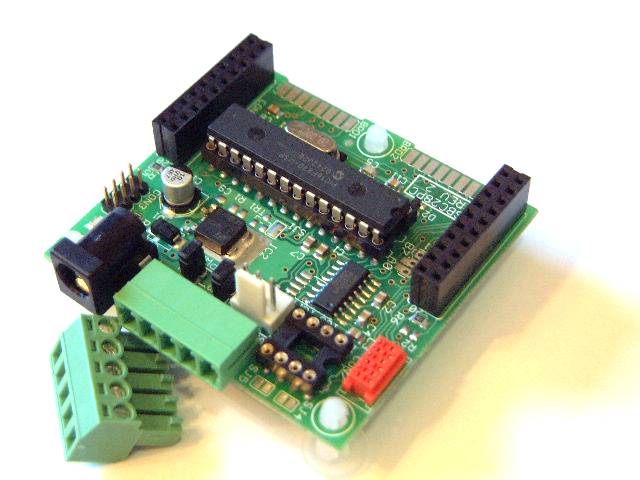 SBC for 28 pin PIC with RS232 and CAN - fully assembled